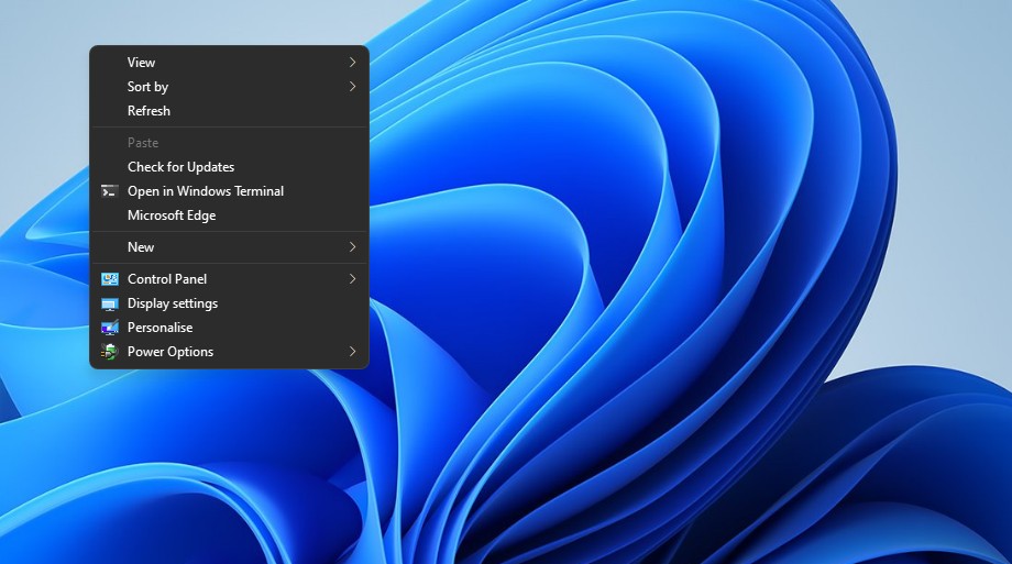 Hình ảnh phím tắt menu ngữ cảnh Microsoft Edge