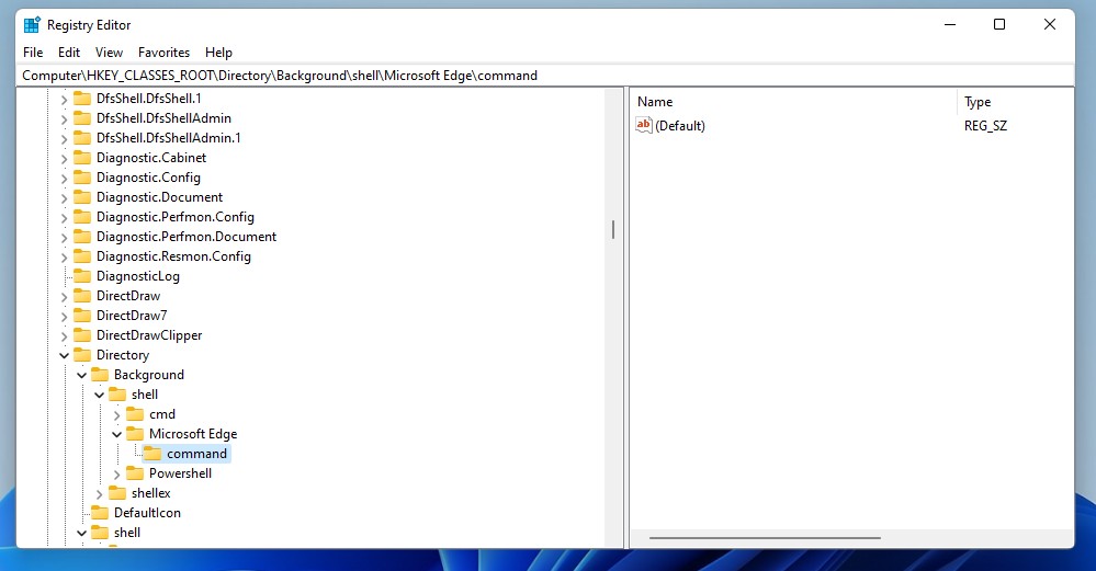 Hình ảnh registry key command