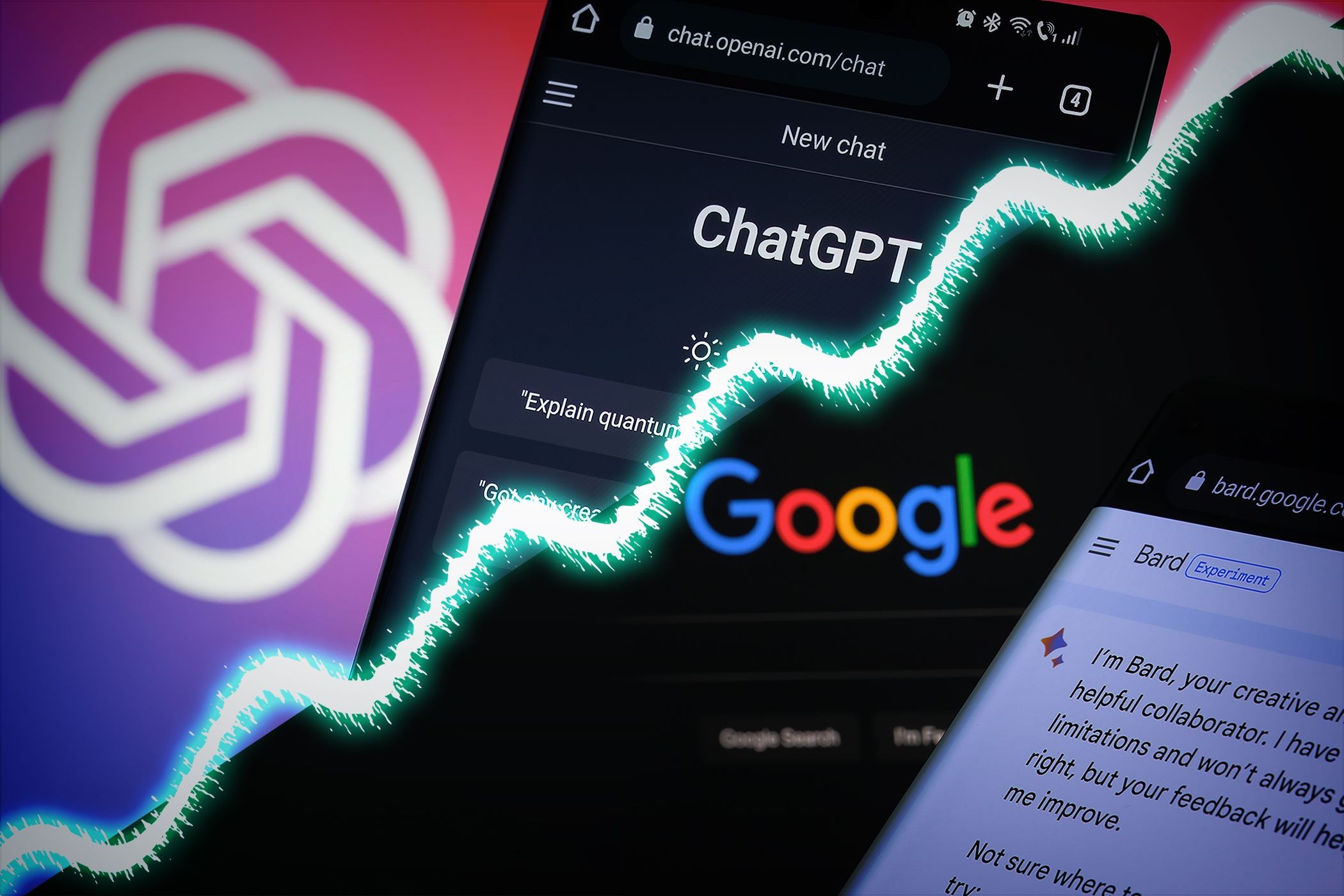 Hình ảnh so sánh ChatGPT và Google Bard