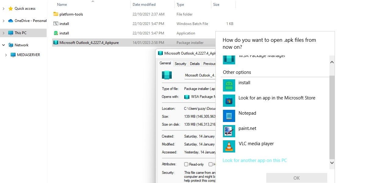 Hình ảnh thay đổi chương trình mặc định trong Windows 11