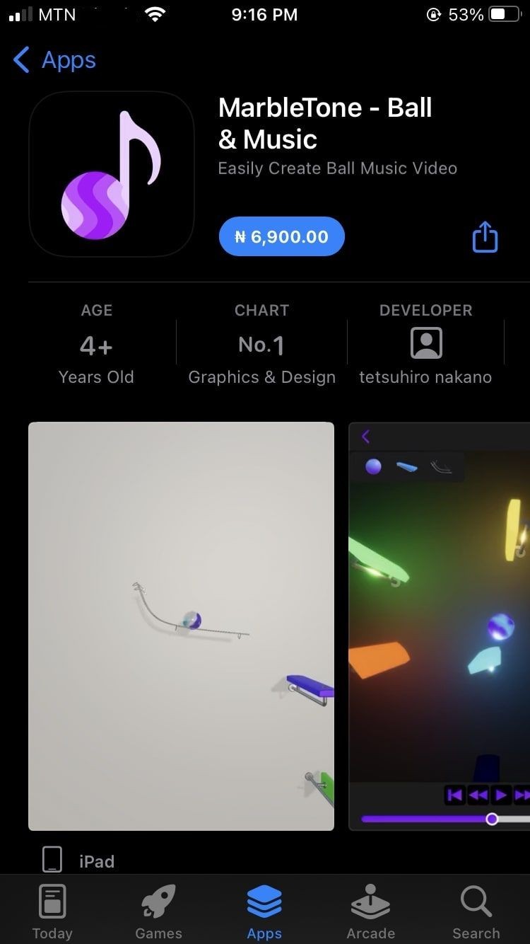 Hình ảnh ứng dụng MarbleTone trên App Store