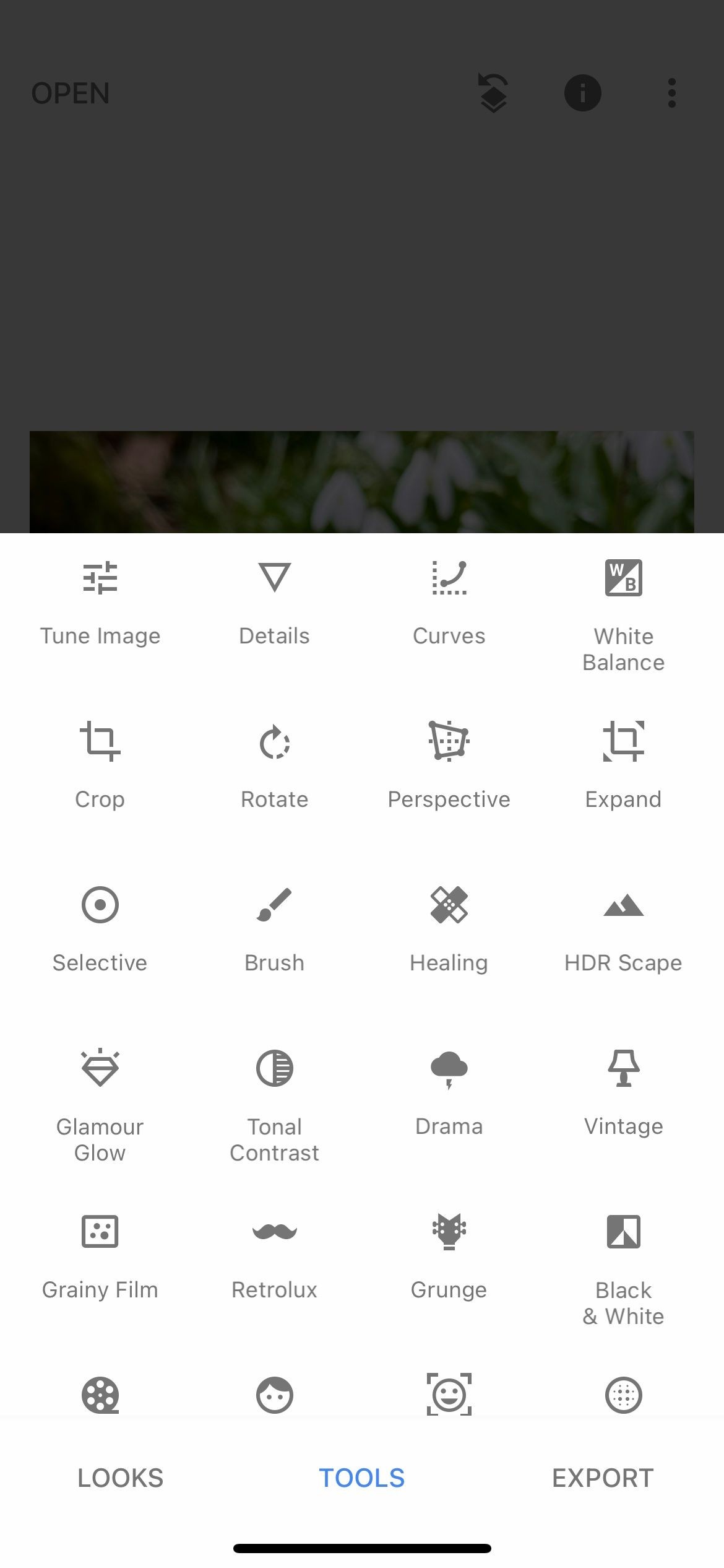 Hình ảnh ứng dụng Snapseed