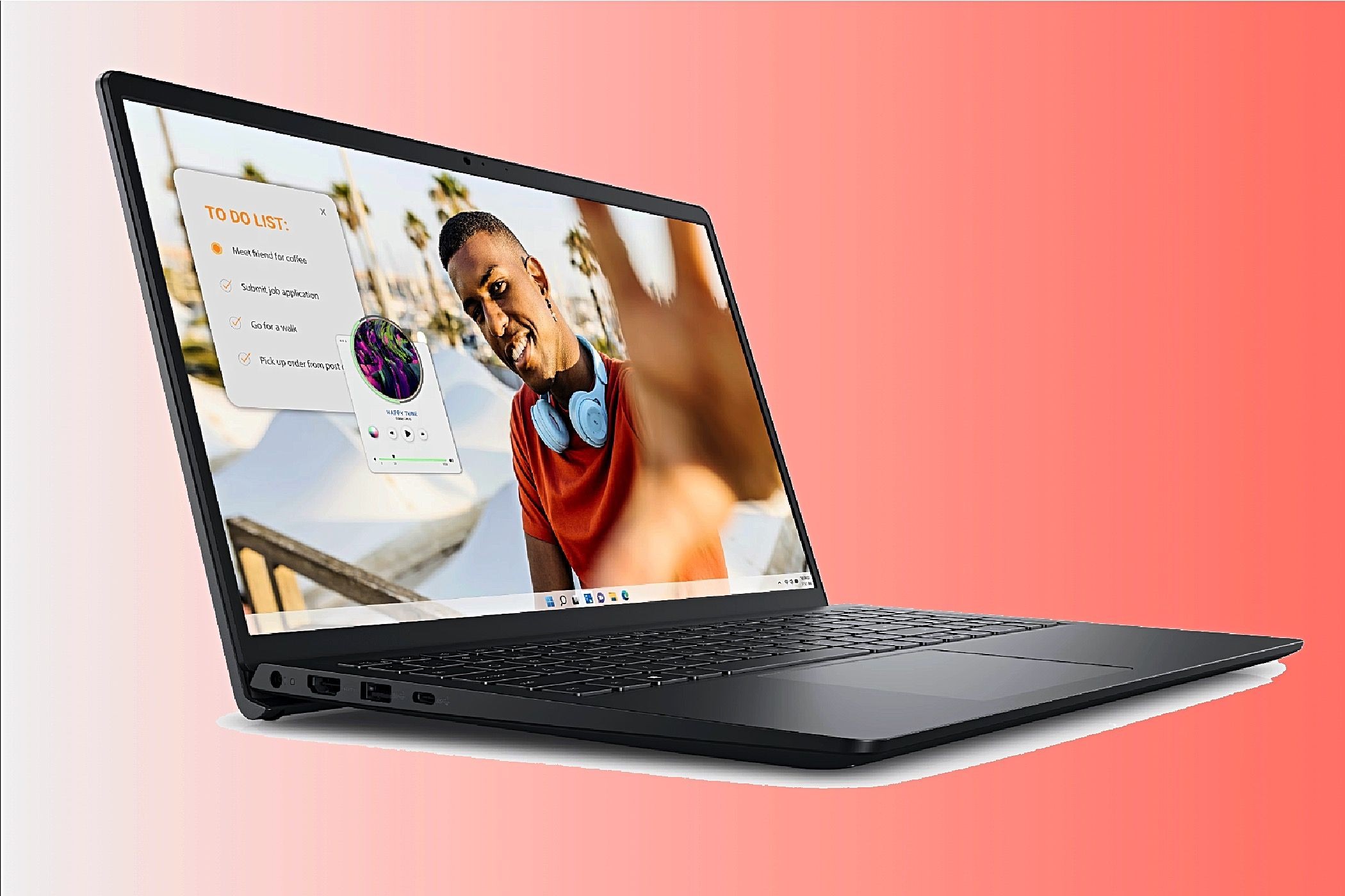 Inspiron 15 với màn hình bật sáng