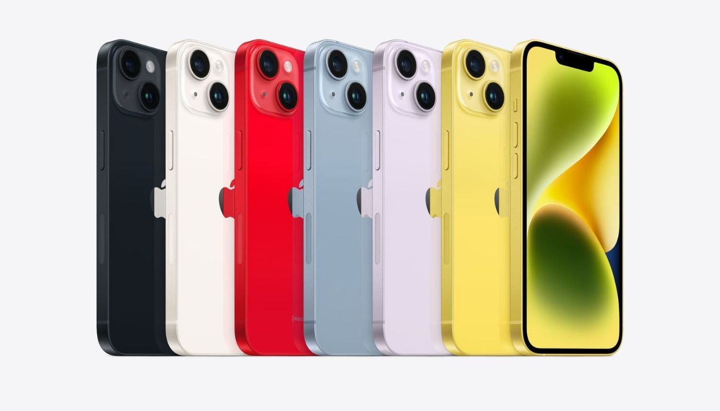 iPhone 14 Plus với các màu sắc