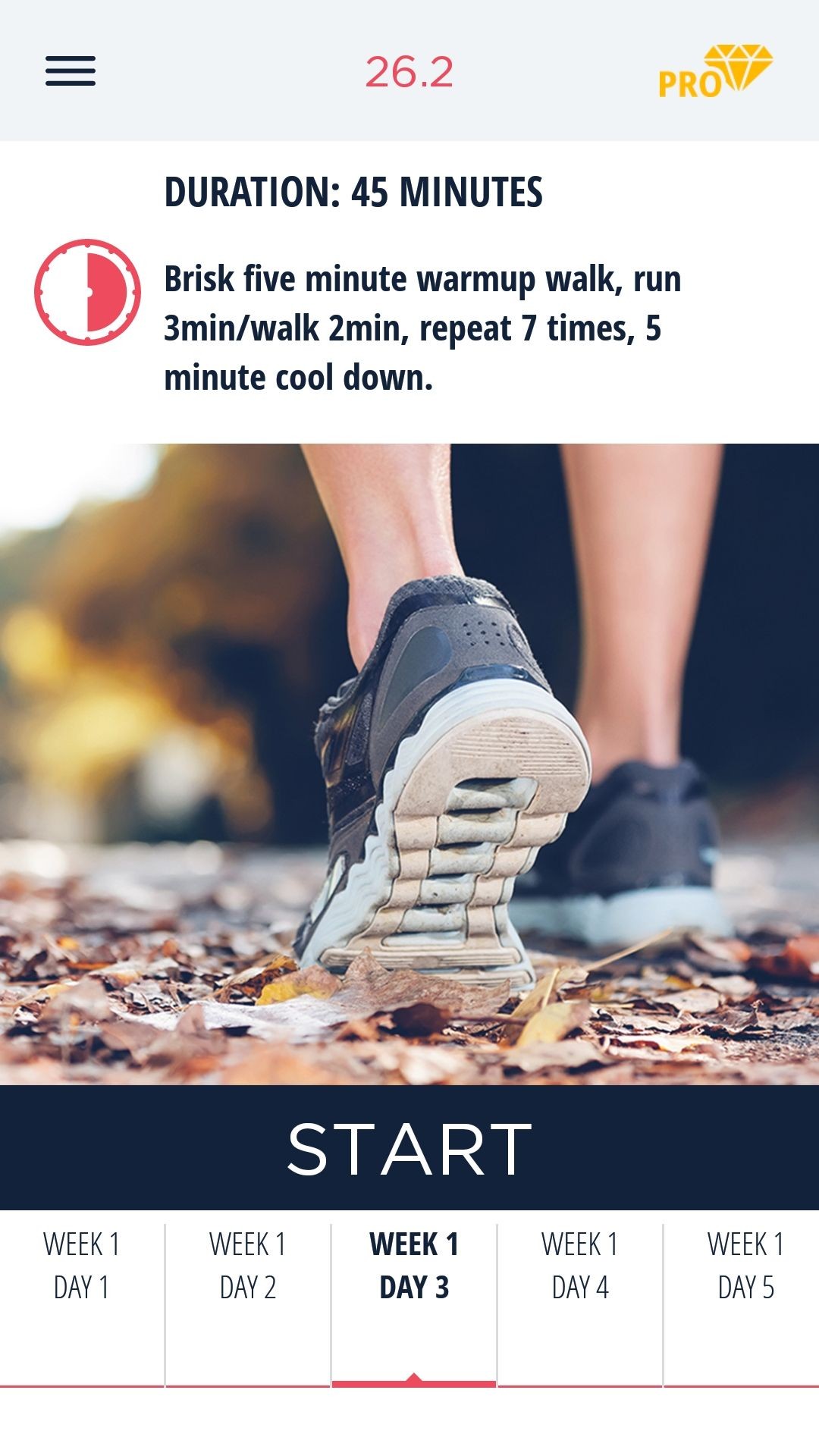 Kế hoạch tập luyện của ứng dụng Marathon Trainer
