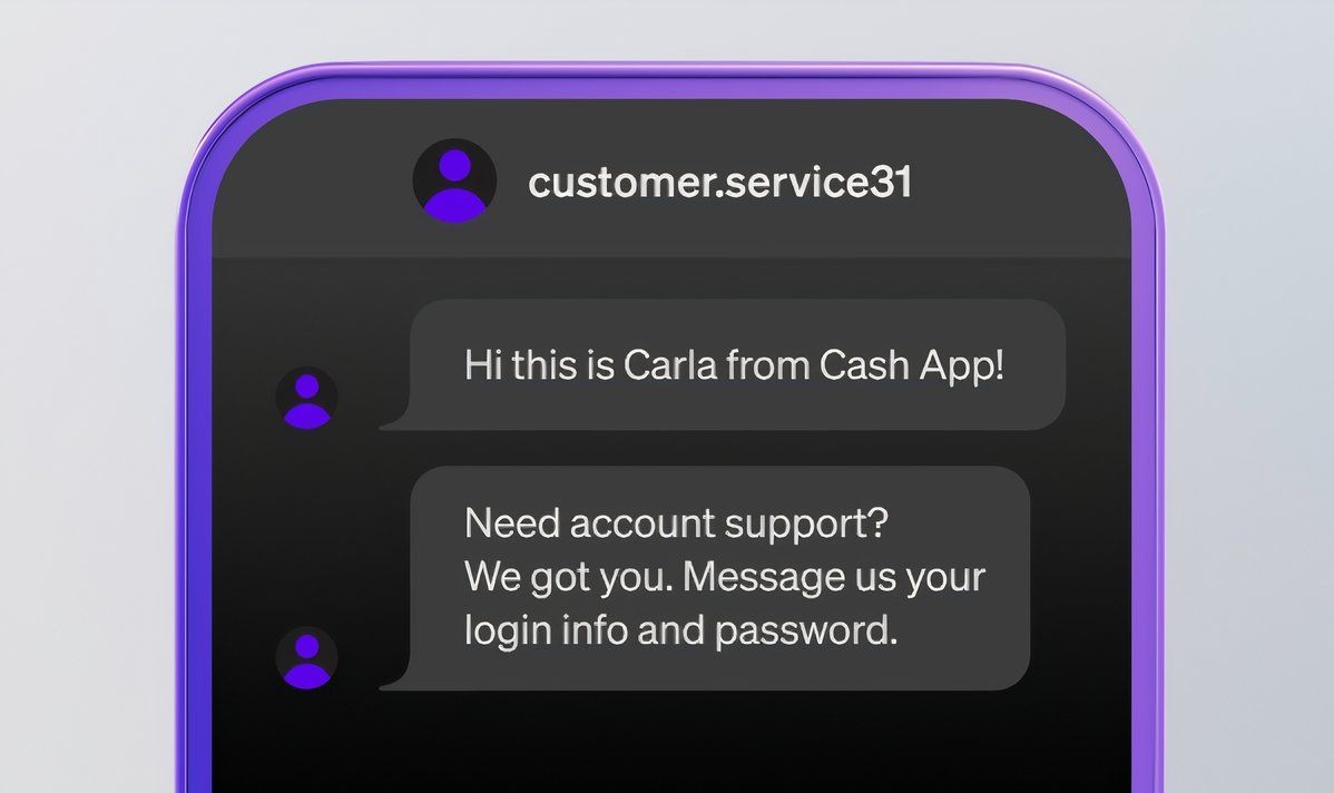 Kẻ lừa đảo giả mạo nhân viên Cash App