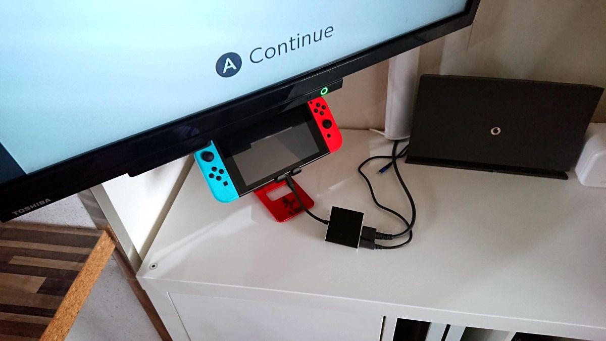Kết nối Nintendo Switch với TV mà không cần dock