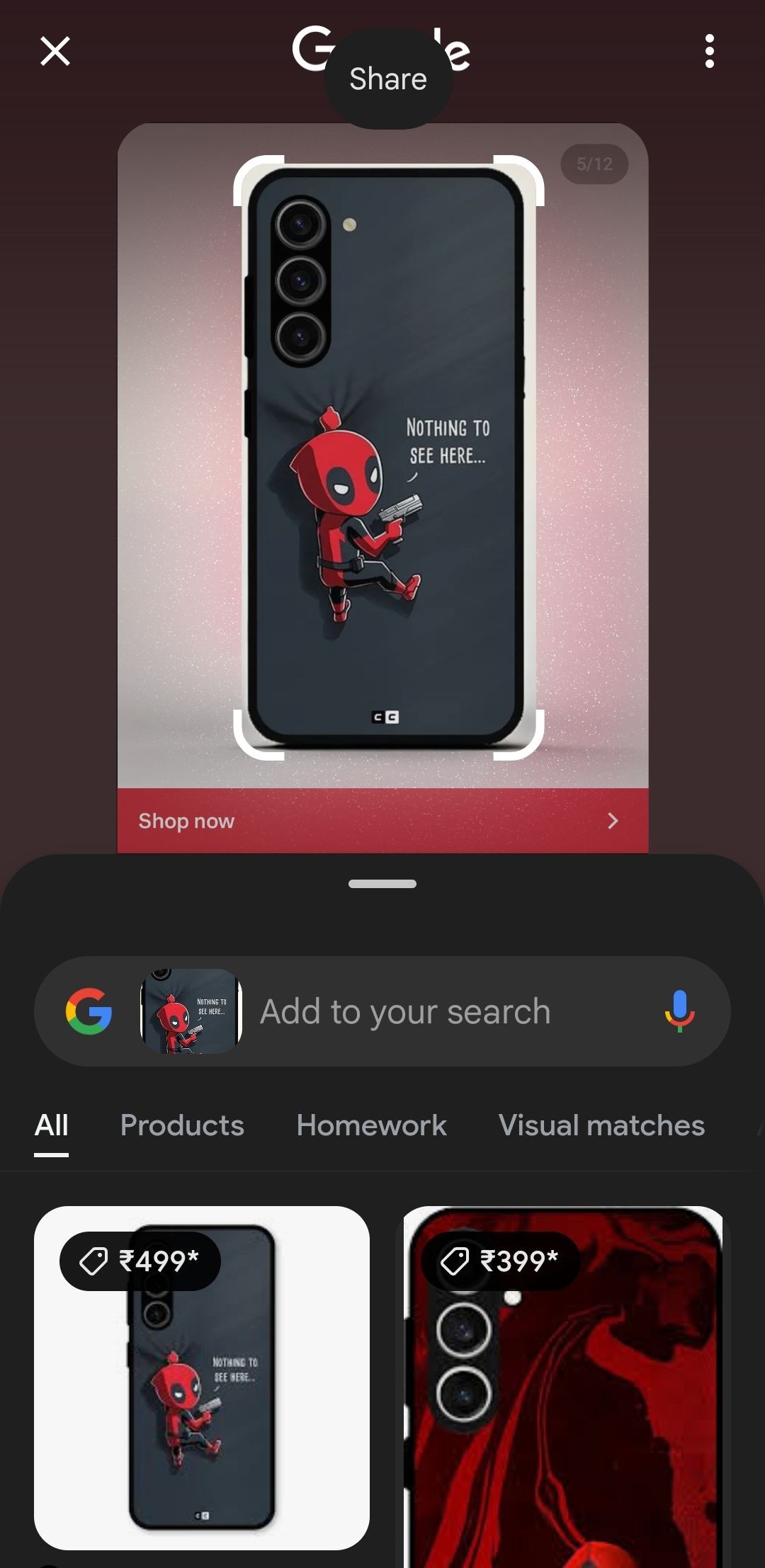 Kết quả tìm kiếm hình ảnh của Google về vỏ điện thoại