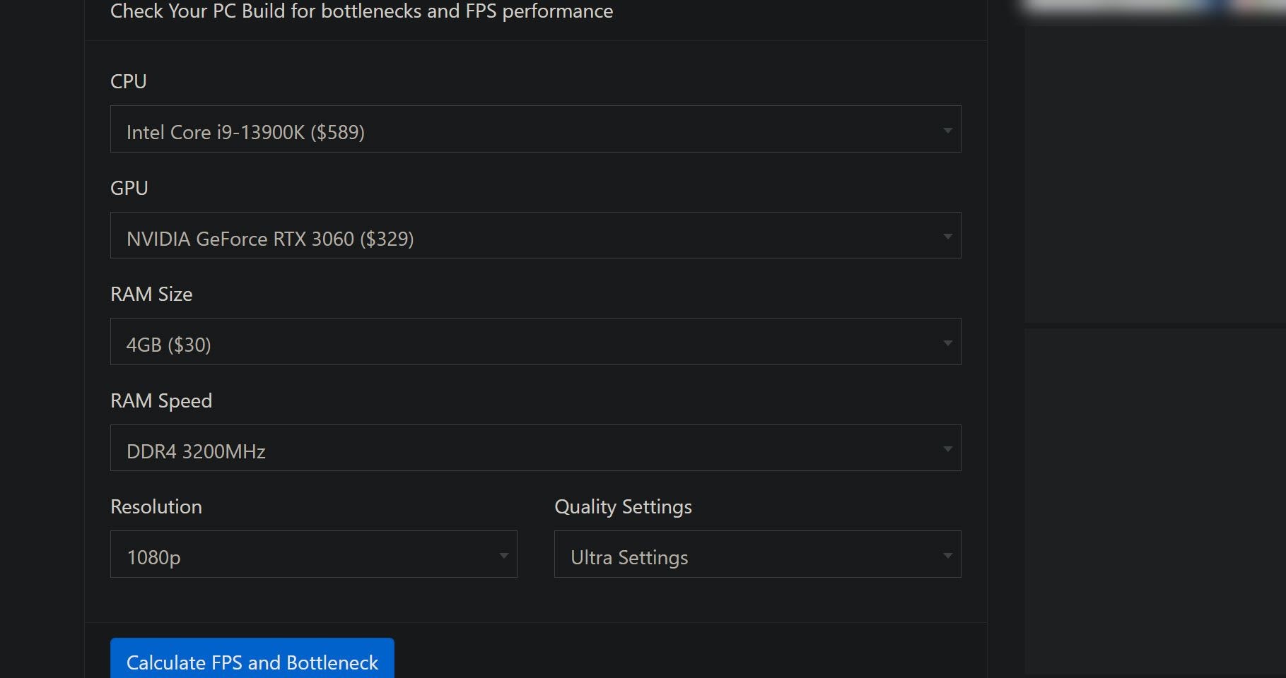 Kiểm tra tình trạng nghẽn cổ chai bằng công cụ CPU Agent Bottleneck Calculator