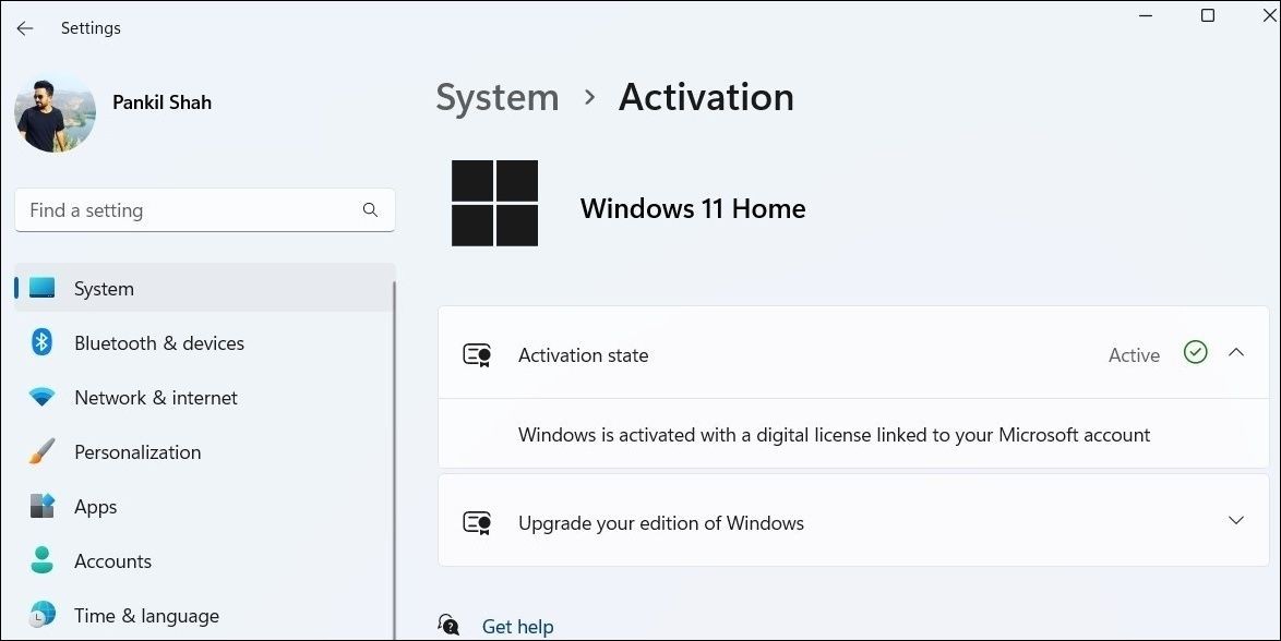 Kiểm tra trạng thái kích hoạt Windows qua Cài đặt
