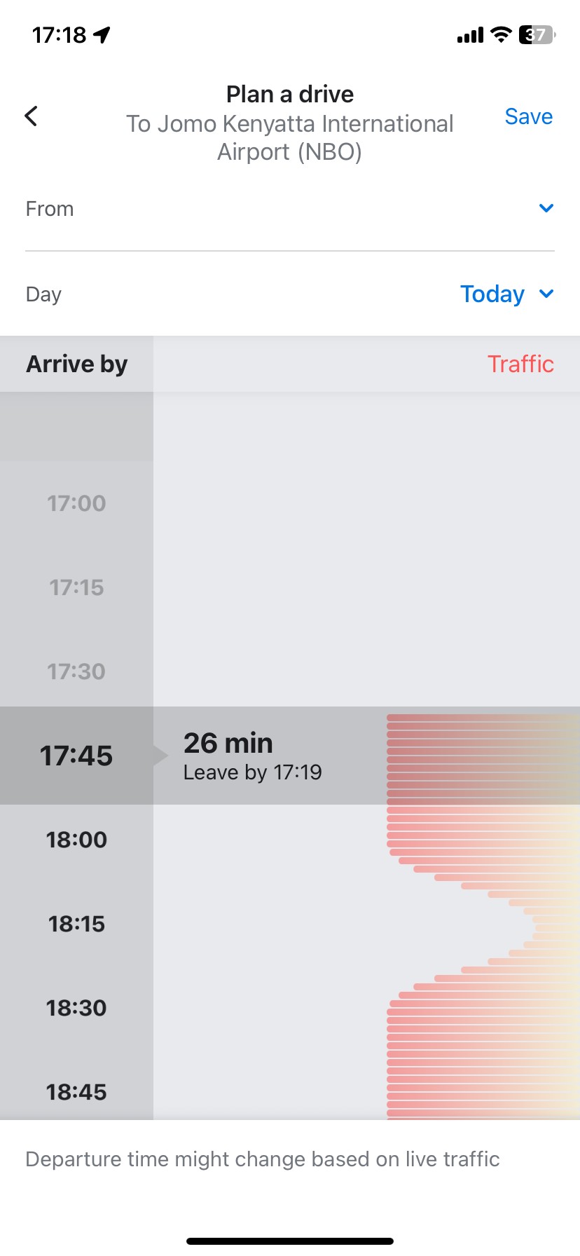 Lập kế hoạch chuyến đi trong Waze