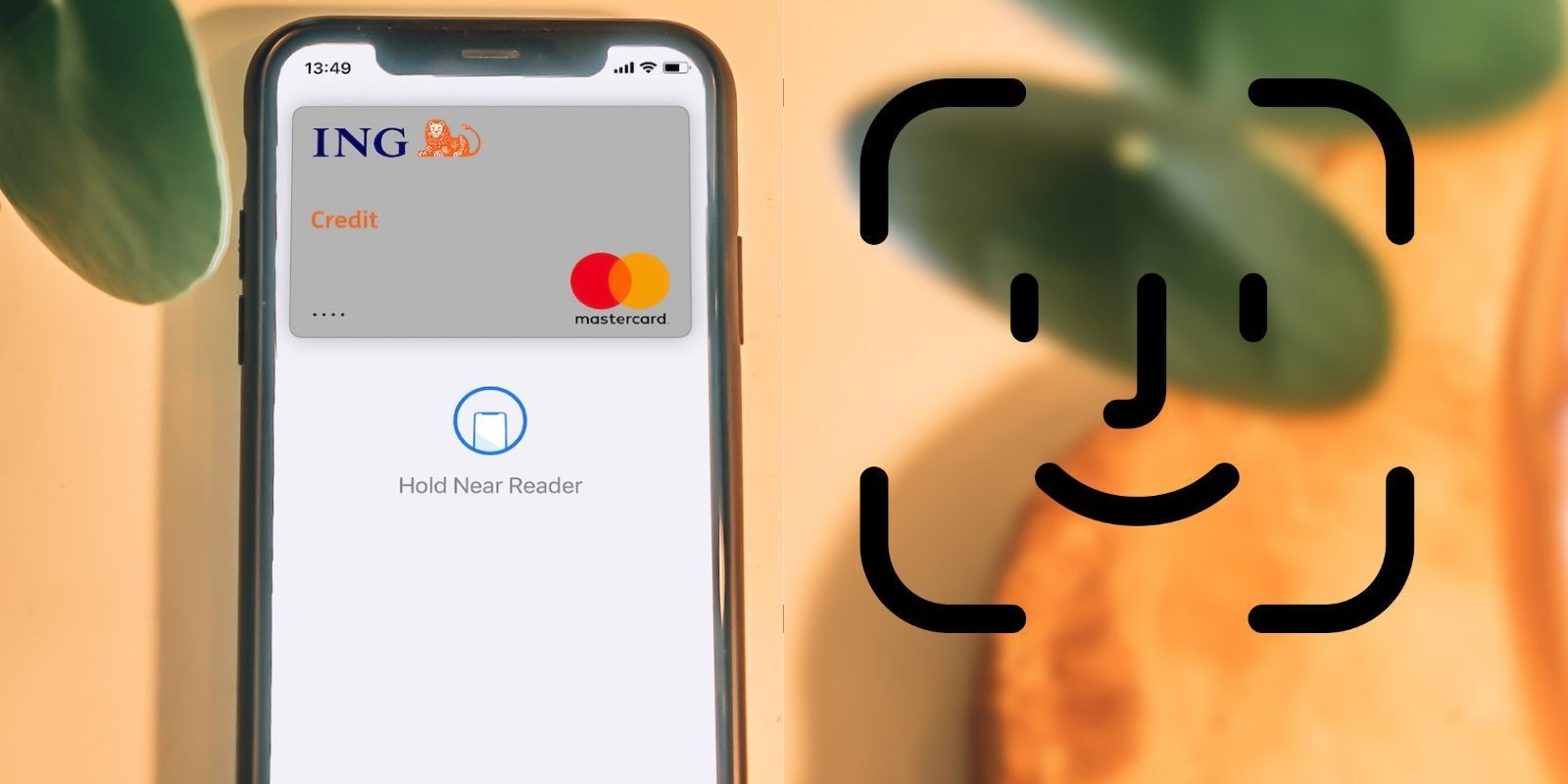 Logo Face ID Bên Cạnh Ứng Dụng Ngân Hàng Di Động