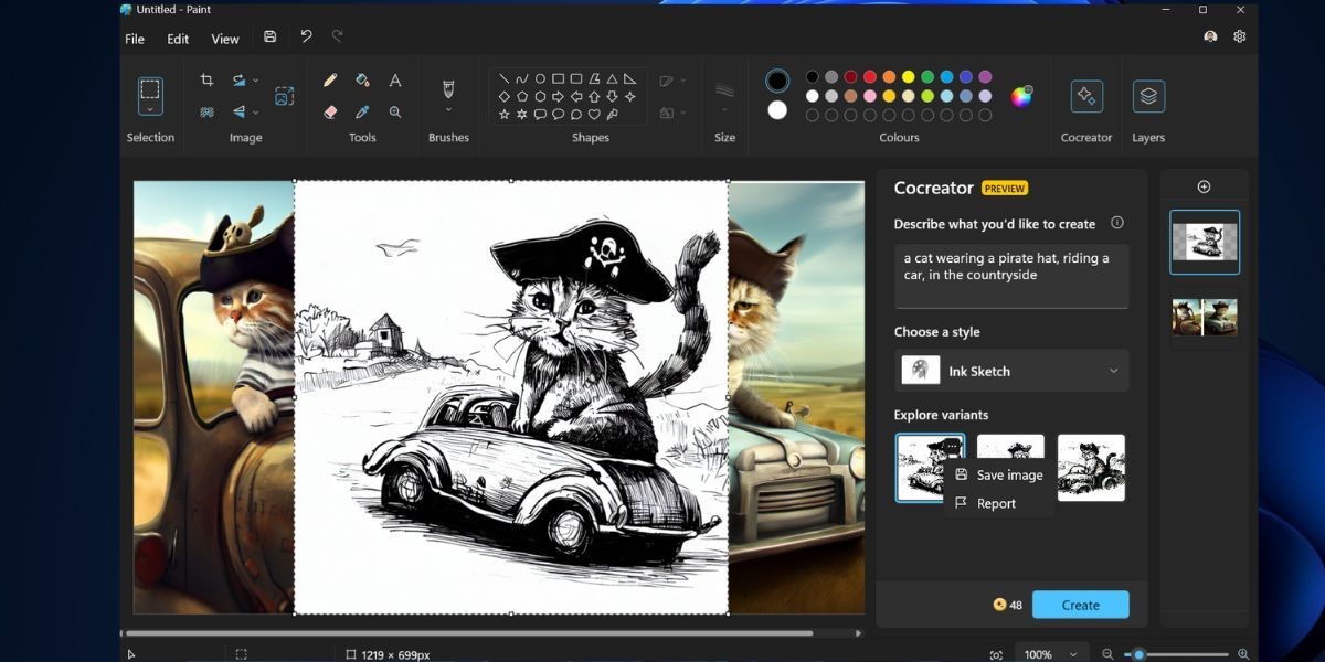 Lưu hình ảnh đã tạo trong Paint