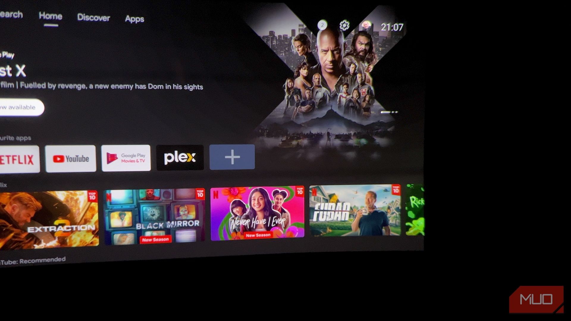 Màn hình Android TV bên trong Goovis G3 Max