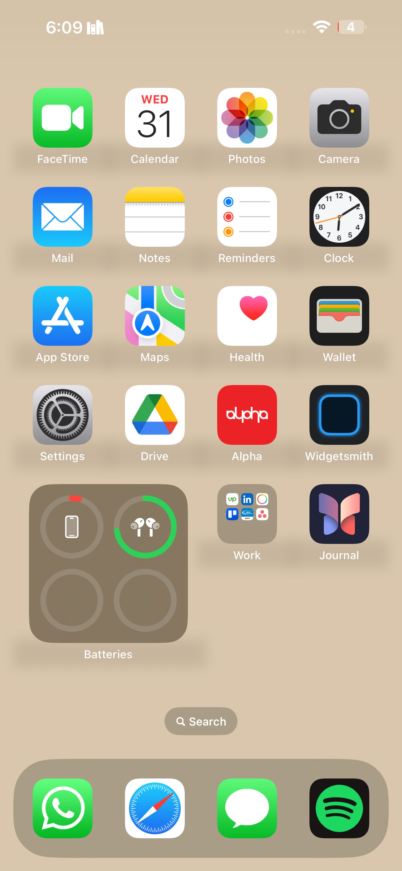 Màn hình chính của iPhone