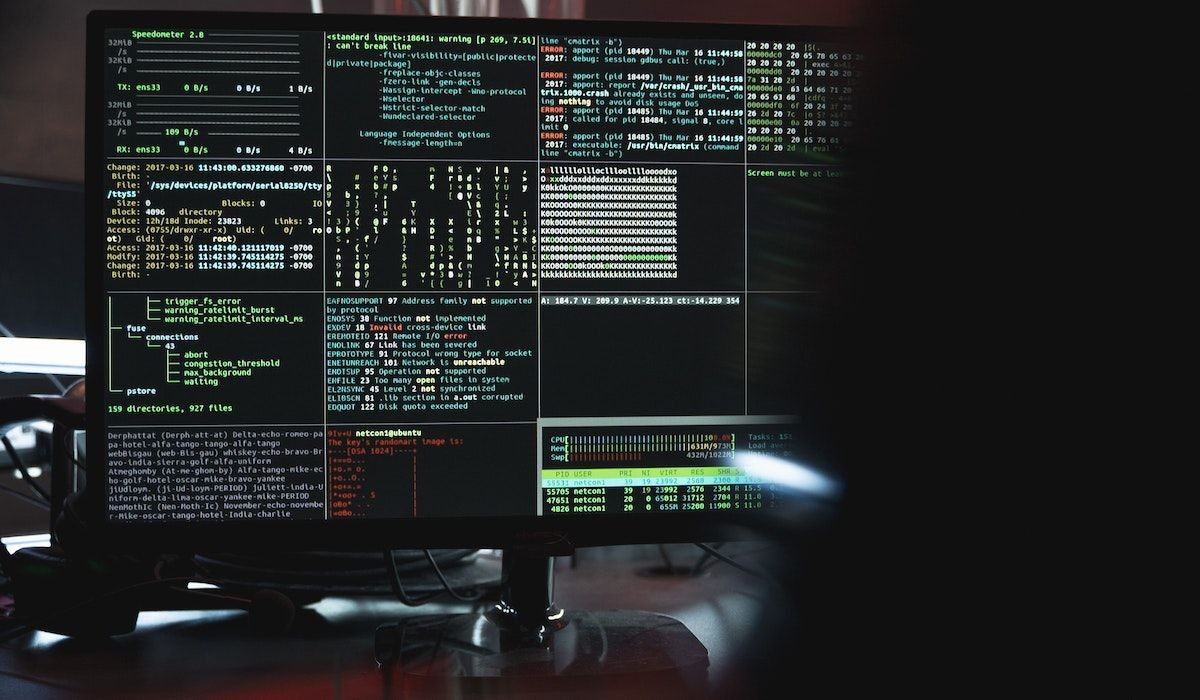 Màn hình máy tính được bảo vệ khỏi botnet