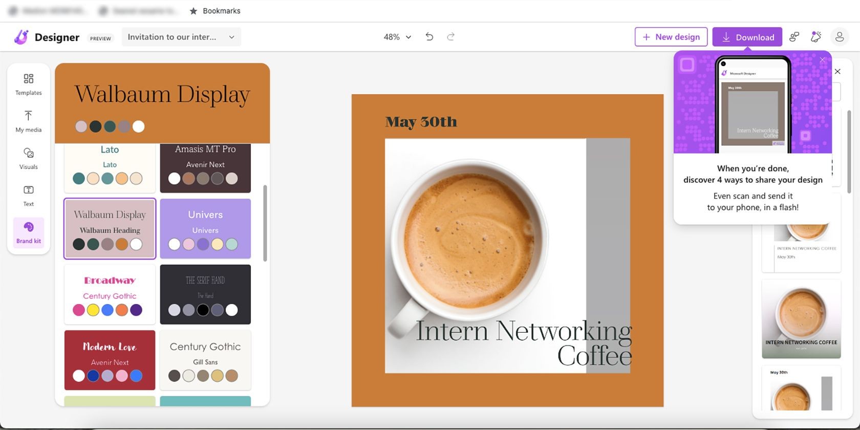 Microsoft Designer Brand Kit