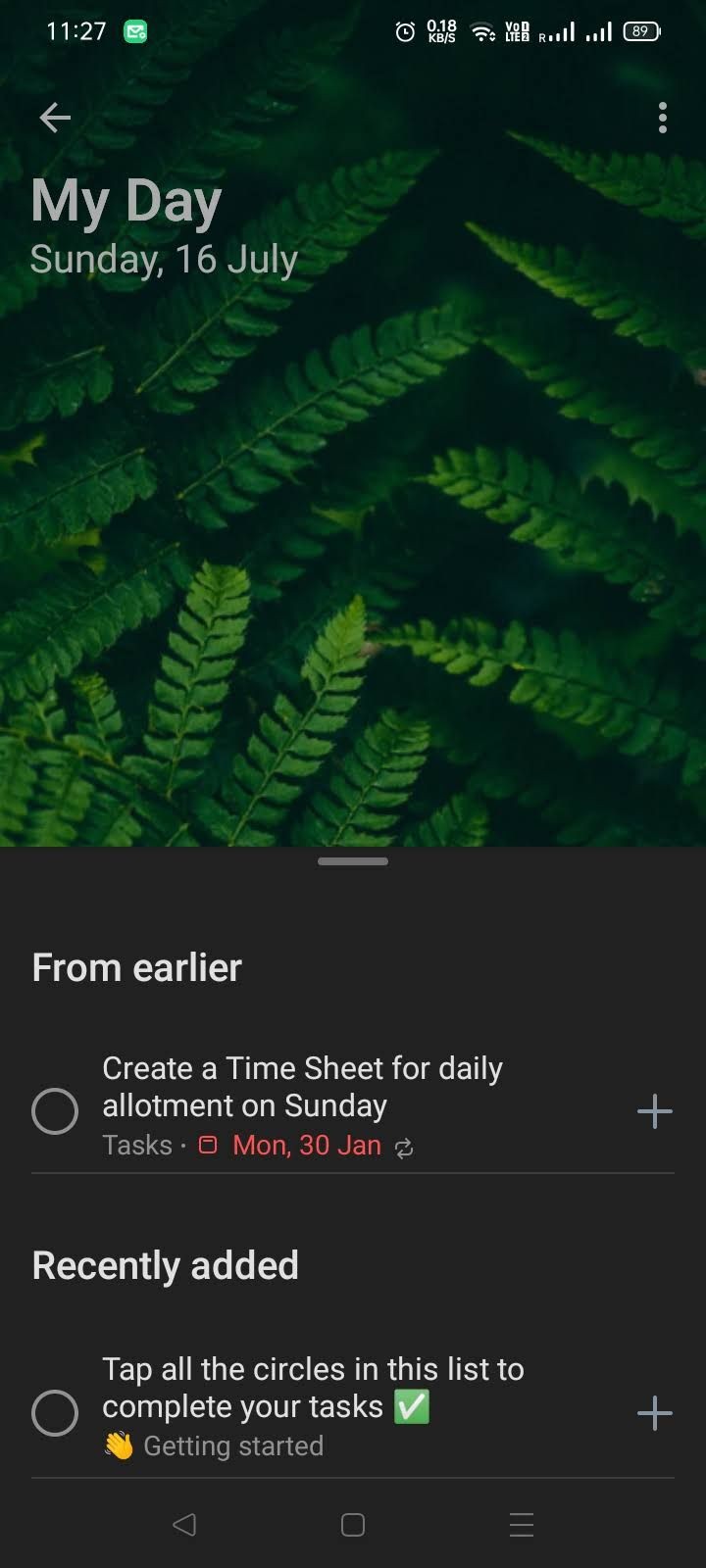 Microsoft To Do danh sách công việc trang My Day