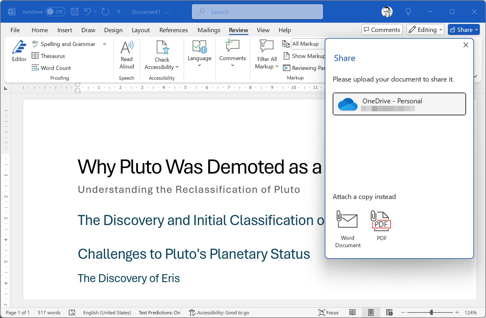 Microsoft Word chia sẻ và cộng tác