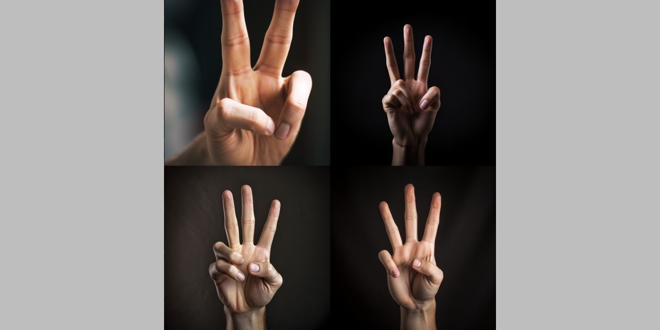 Midjourney - Cử chỉ bàn tay fingers crossed