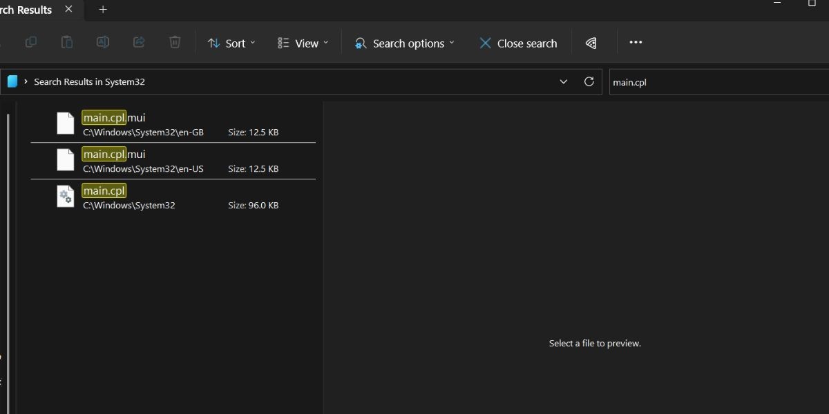Mở Thuộc Tính Chuột Sử Dụng File Explorer