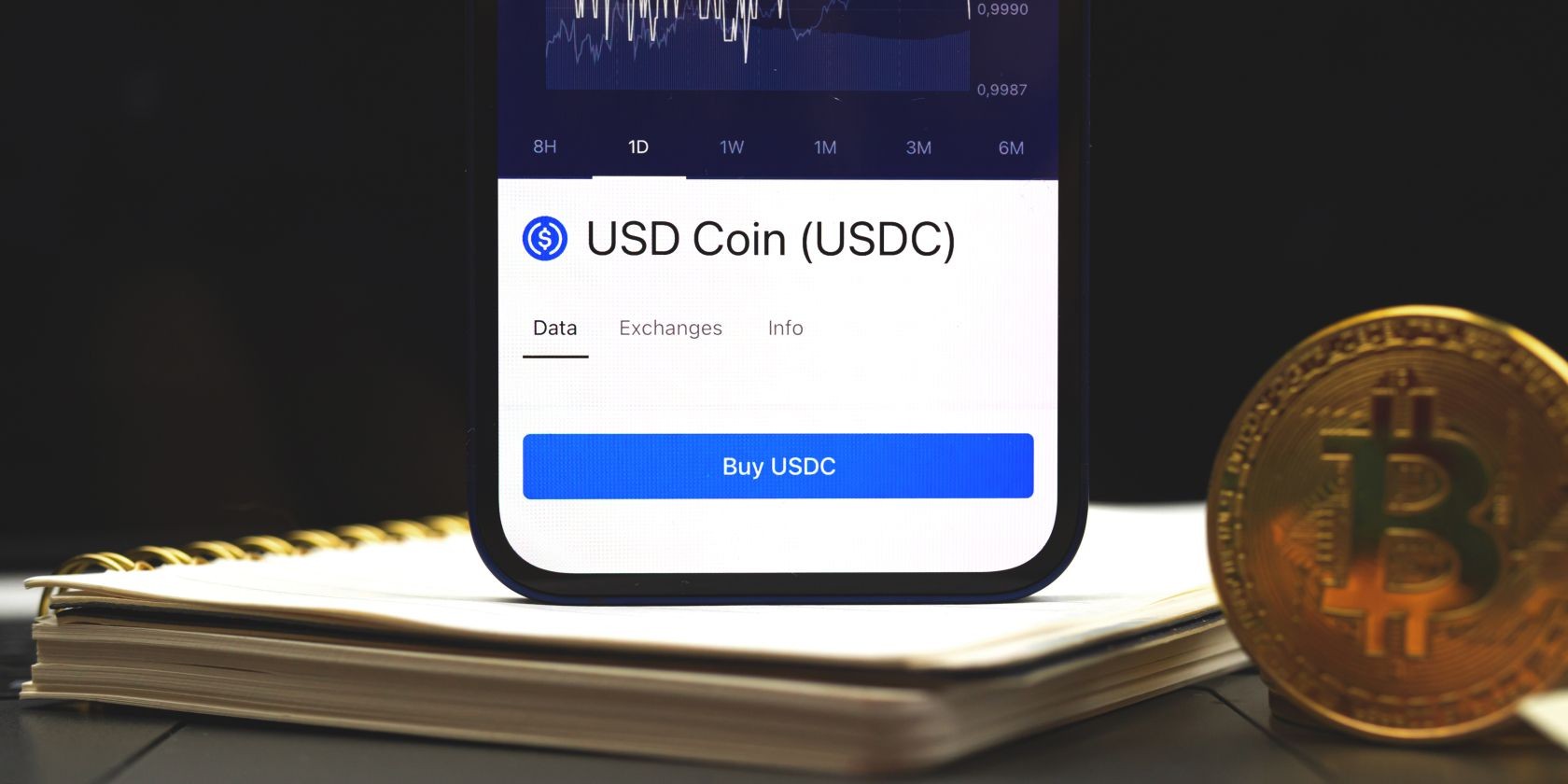 Mua USDC trên ứng dụng di động