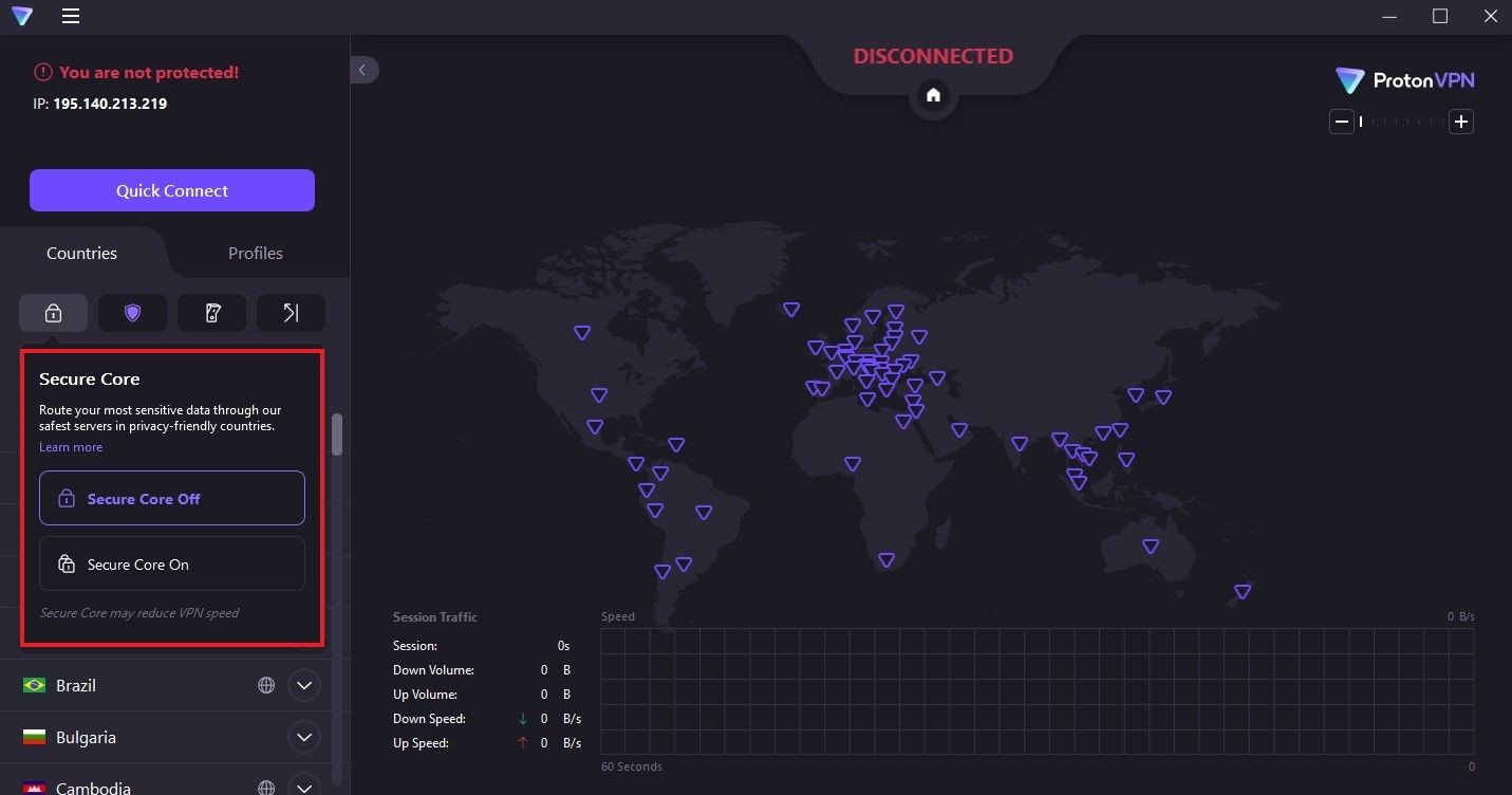 Ngắt kết nối khỏi máy chủ trên VPN
