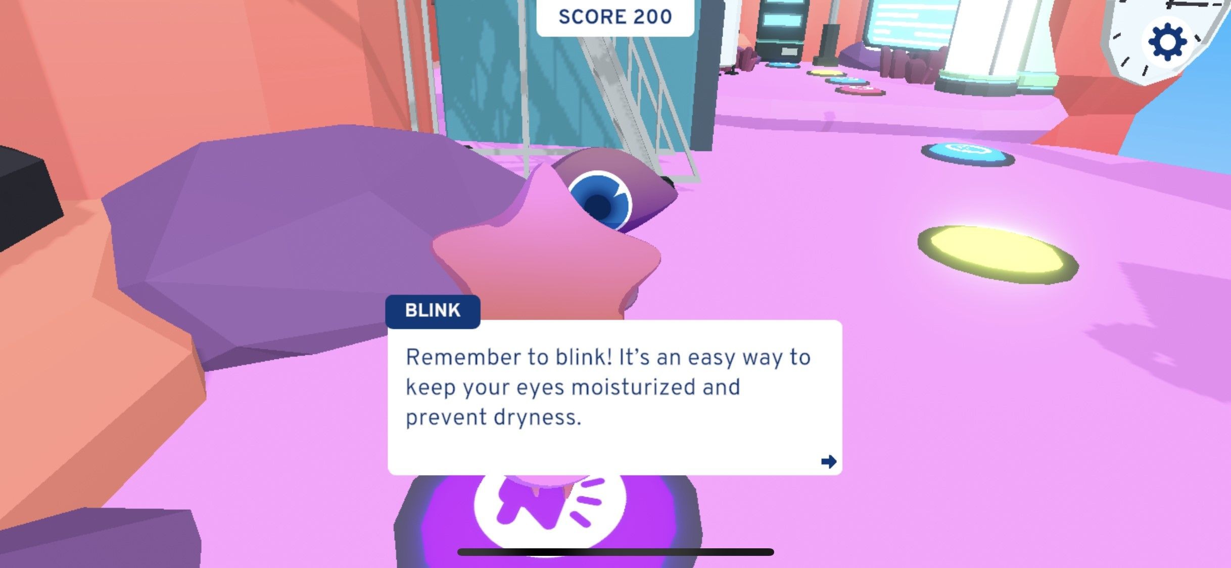 Nhắc nhở nhấp nháy trong trò chơi Blink Land