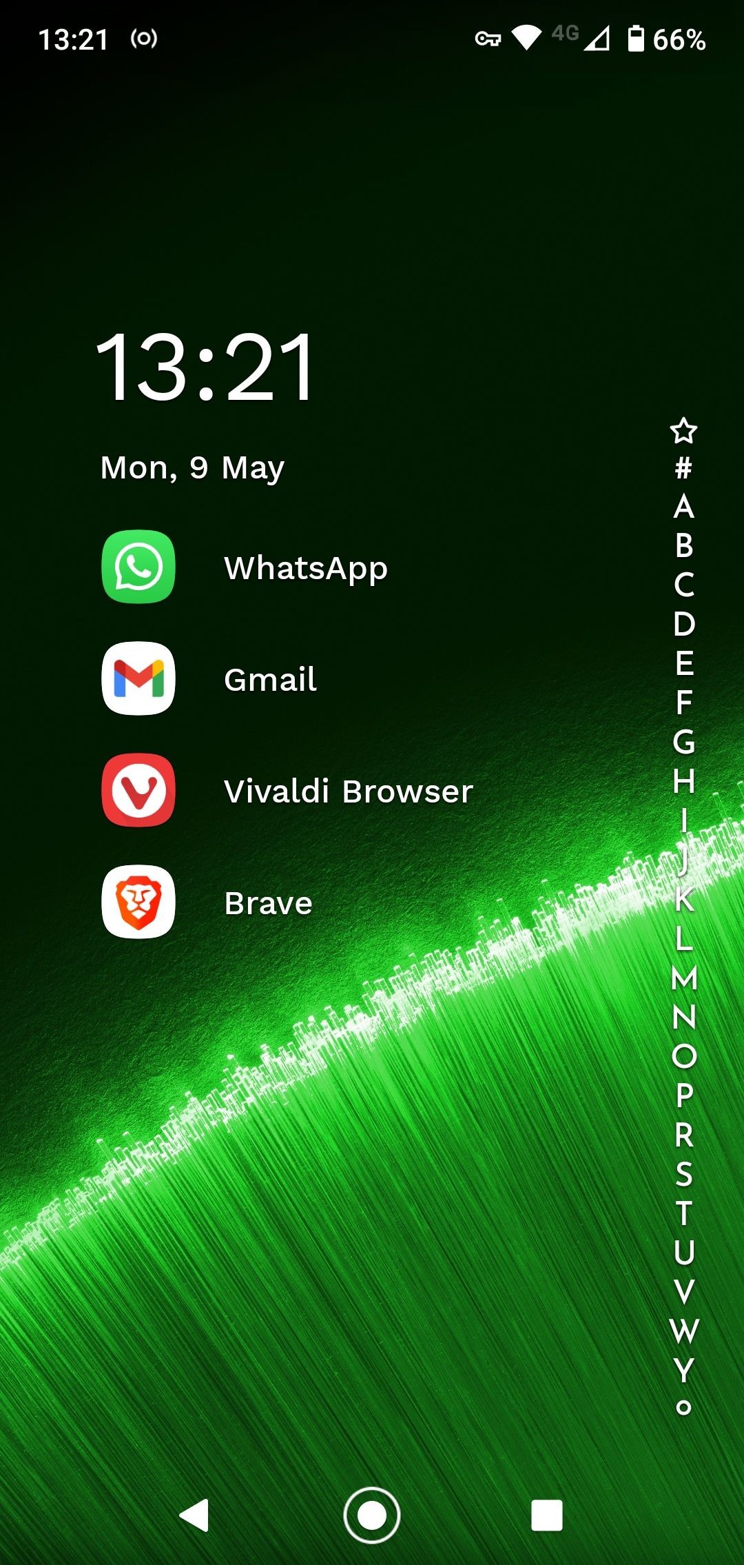 Niagara Launcher Home Screen