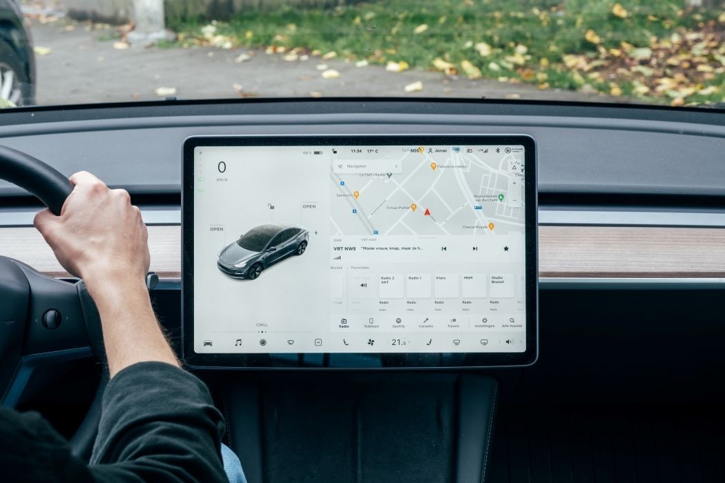 Nội thất của một chiếc Tesla thế hệ mới