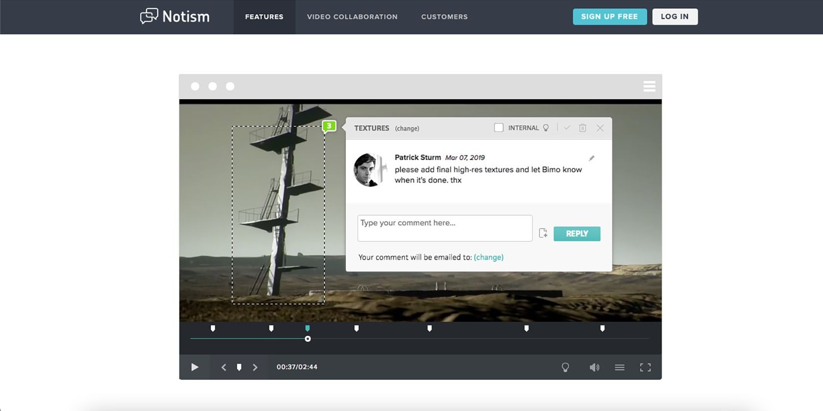 Notism features.