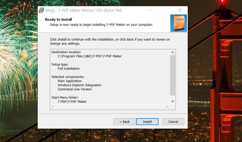 Nút Install