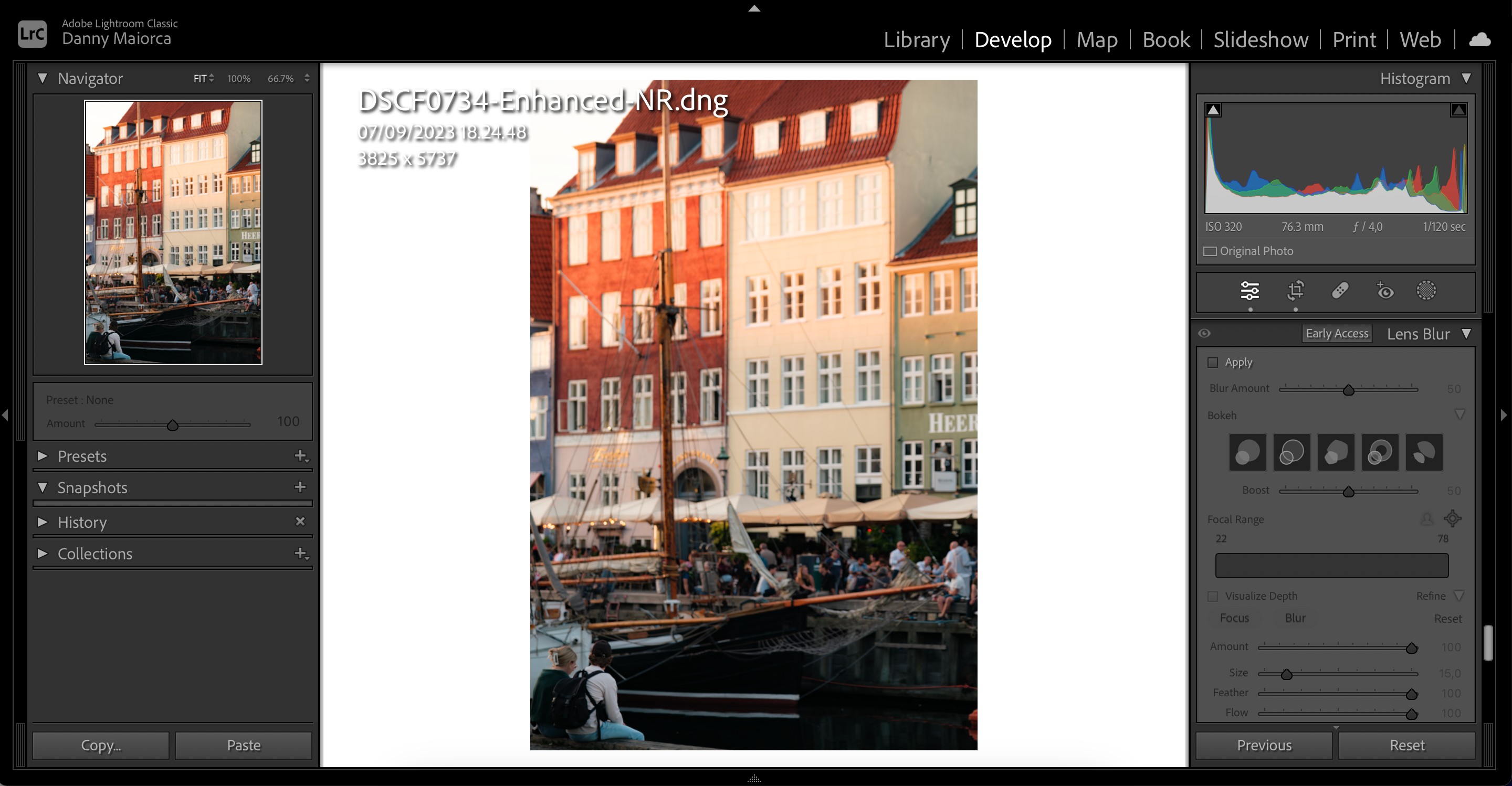 Ô Áp Dụng trong Adobe Lightroom