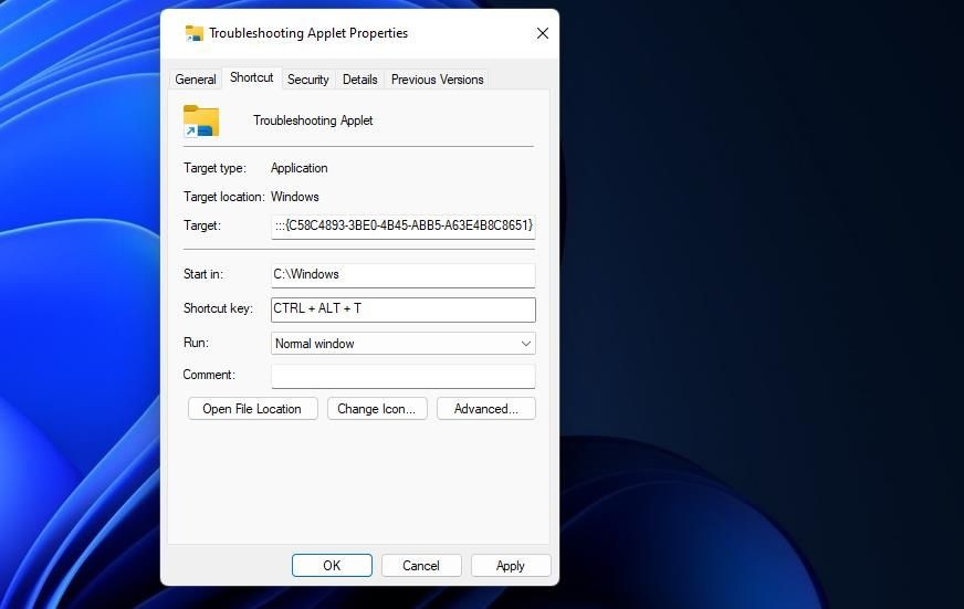 Ô Shortcut key