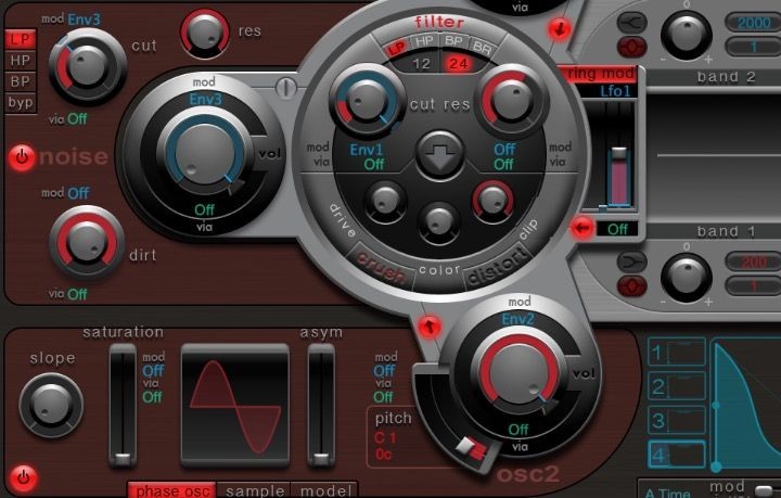 Phần bộ lọc và méo tiếng trong Logic Pro