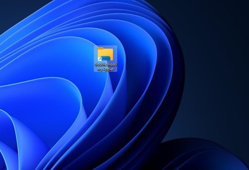 Phím tắt Công Cụ Khắc Phục Sự Cố trên desktop