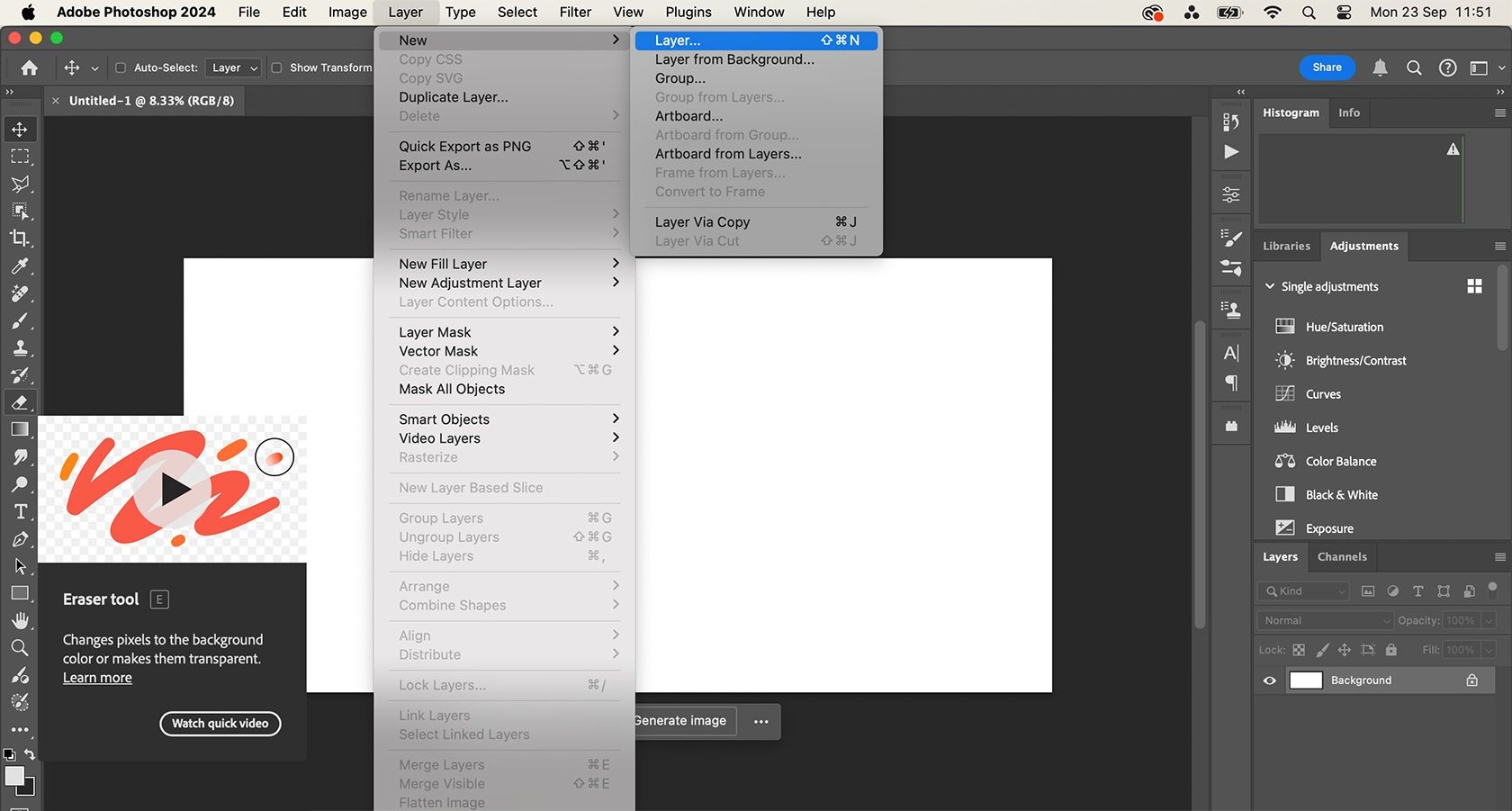 Phím tắt công cụ trong Photoshop