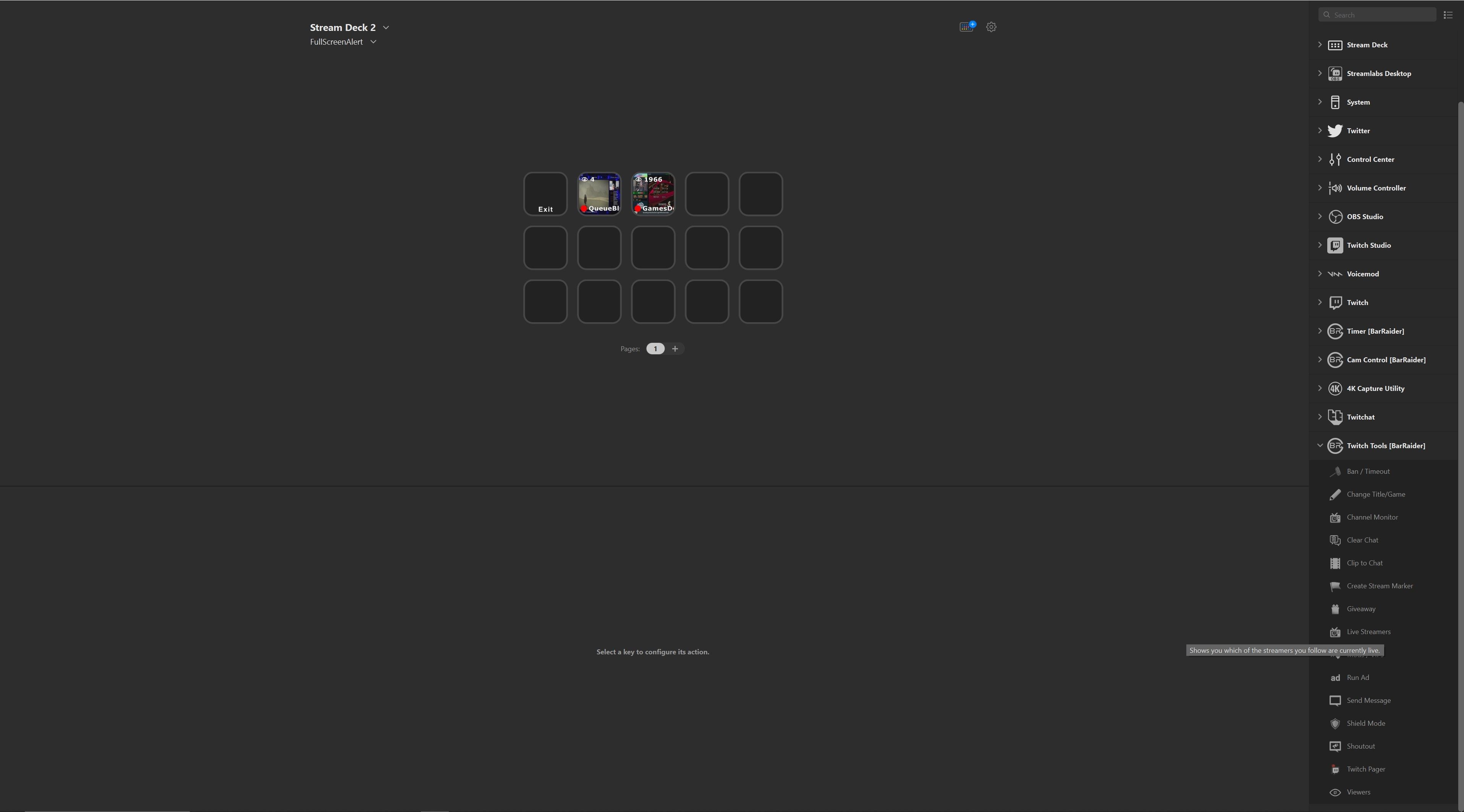 Phím tắt raid trên Stream Deck