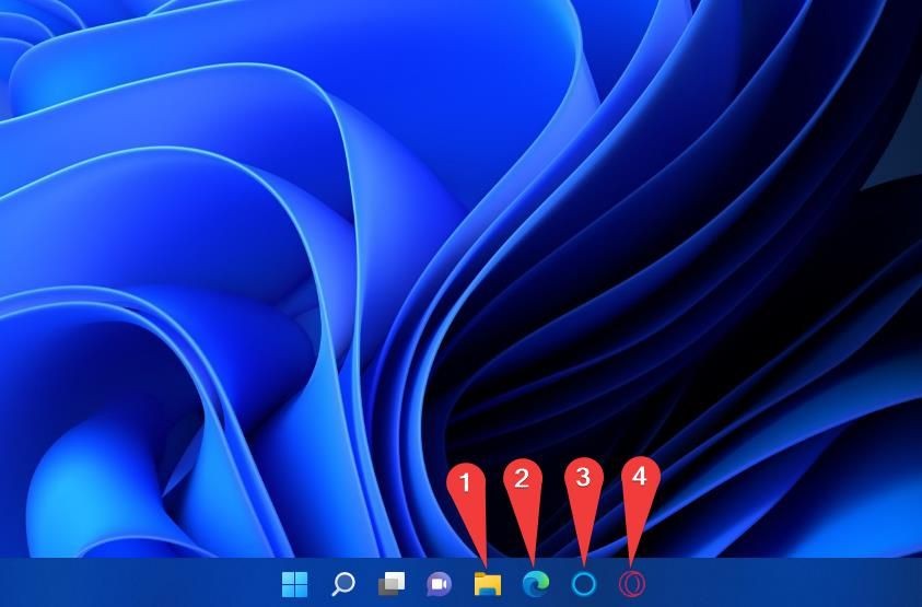 Phím tắt trên taskbar cho các ứng dụng đã ghim