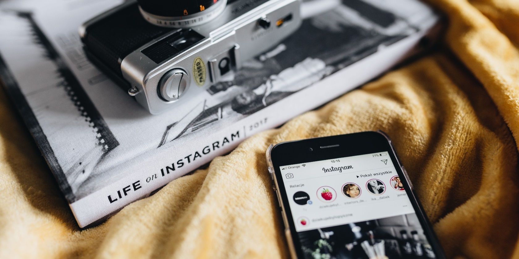 Photo of Instagram on a user