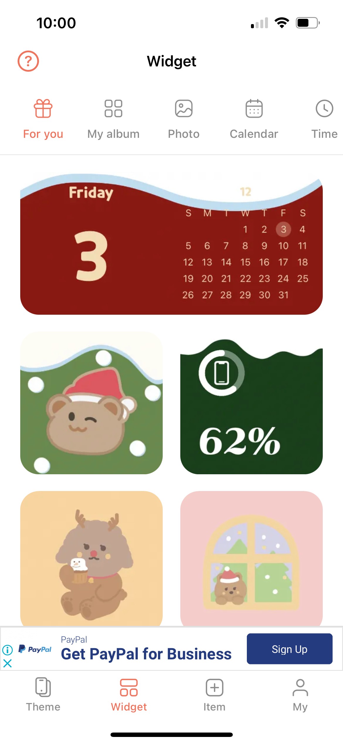 Photo Widget tiện ích