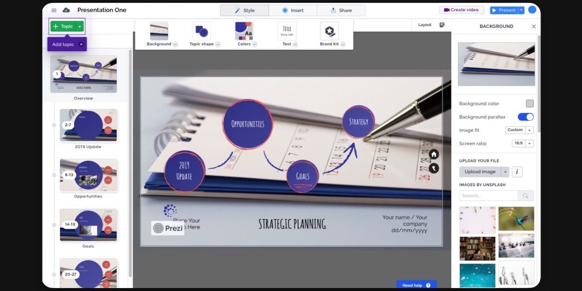 Prezi trên Mac