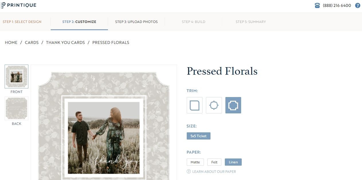 Printique website screenshot