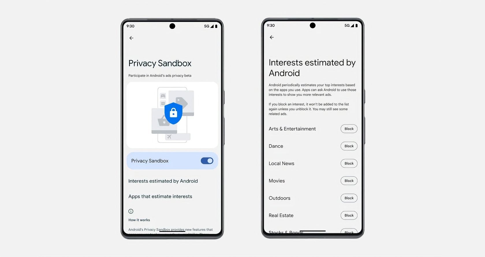 Privacy Sandbox trên Android