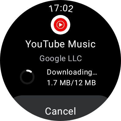 Quá trình cài đặt YouTube Music trên Galaxy Watch