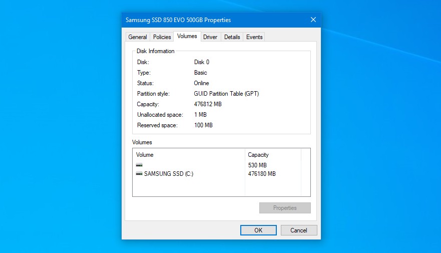 Quản lý đĩa Windows 10 - phân vùng ổ đĩa