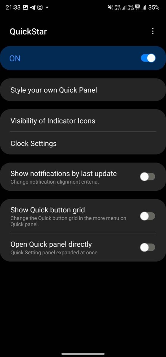 QuickStar Good Lock module