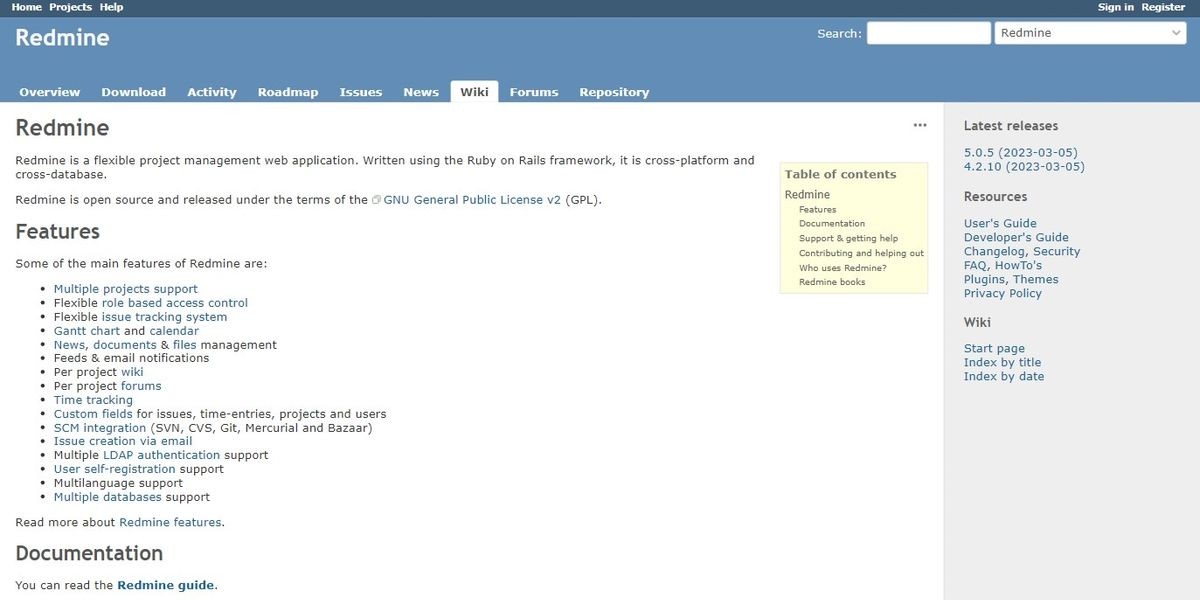 Redmine là giải pháp quản lý dự án mã nguồn mở