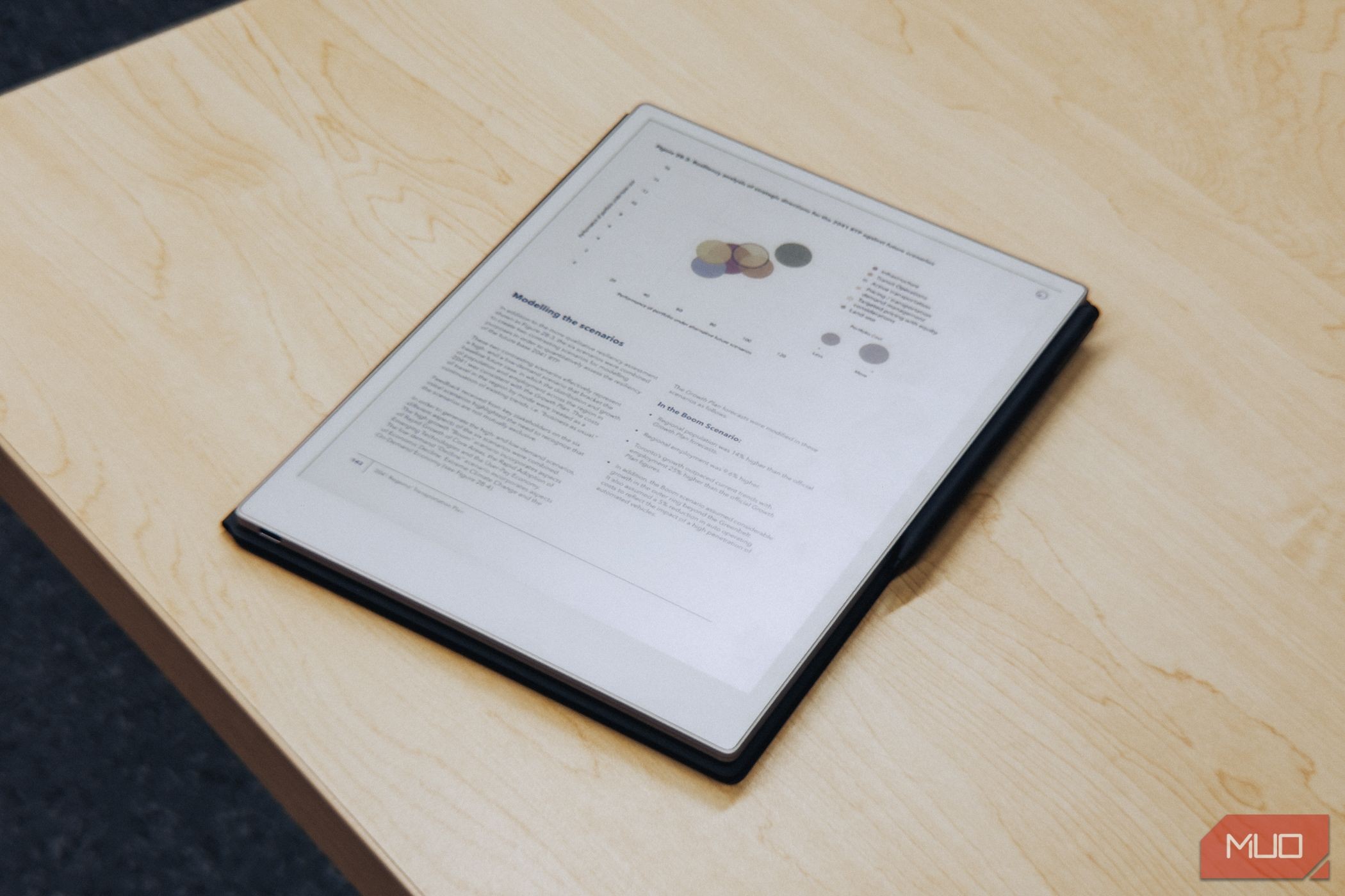 reMarkable Paper Pro với đồ họa màu trên màn hình