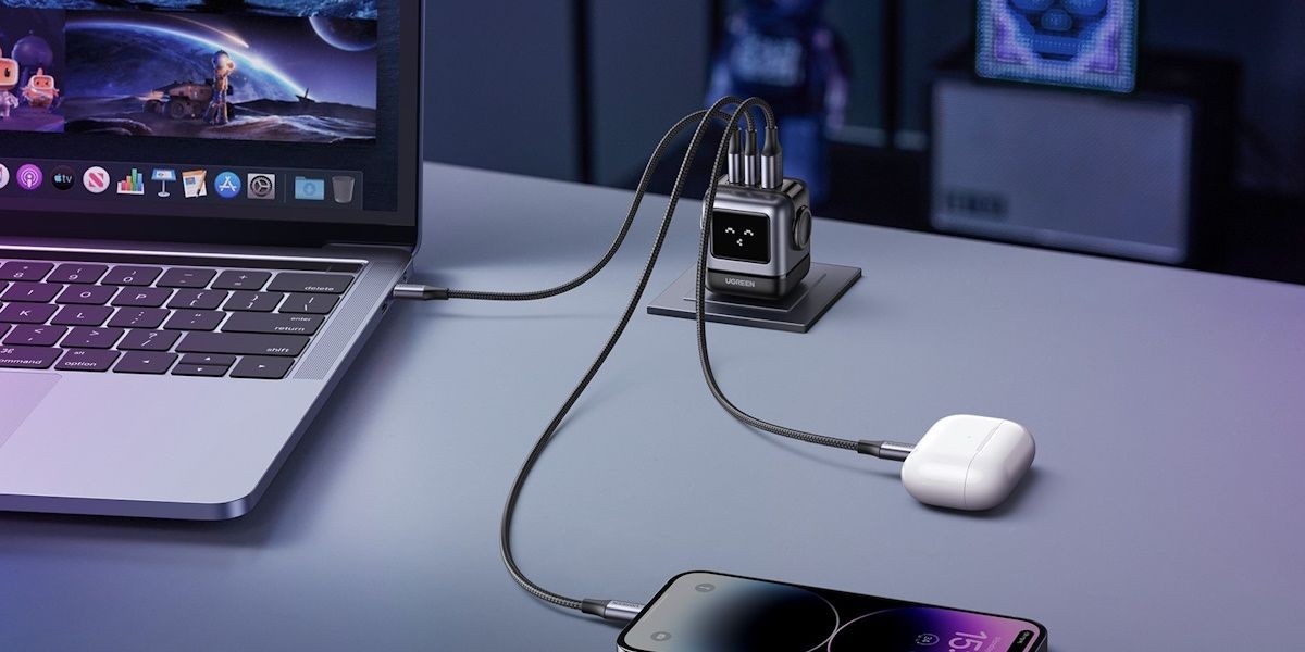 Sạc Ugreen RG sạc Airpods, MacBook và iPhone
